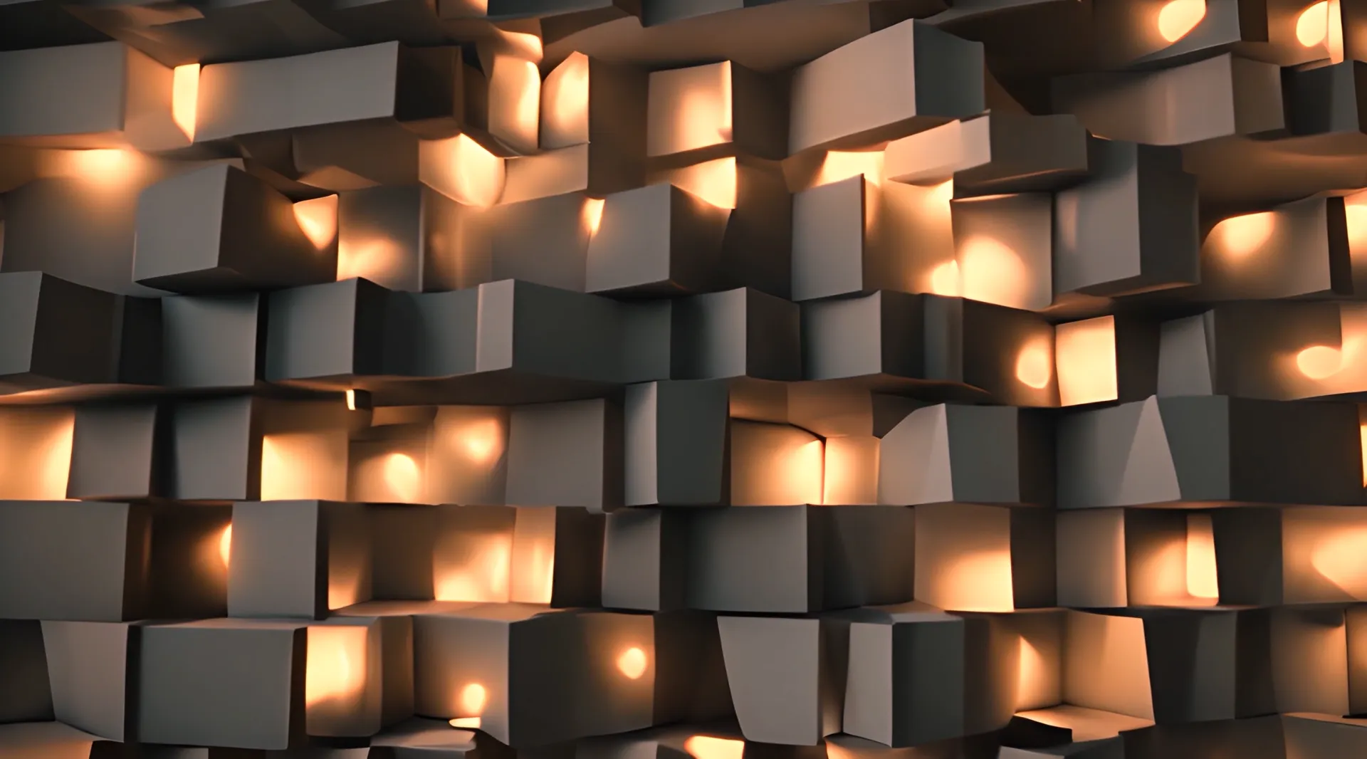 Elegant Cubic Light Patterns Stock Video Backdrop